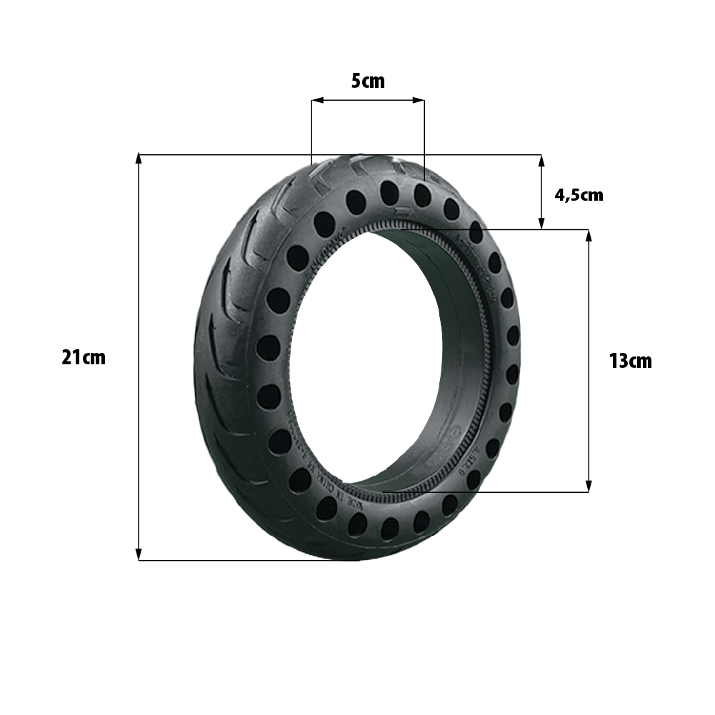 Pneu Plein 8,5x2 pour Trottinette Électrique
