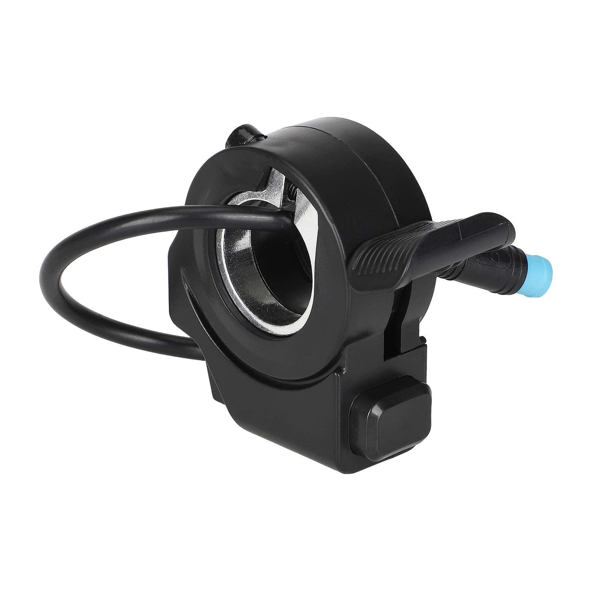 Gâchette d'accélération noire avec câble et connecteur 4 broches pour trottinette électrique
