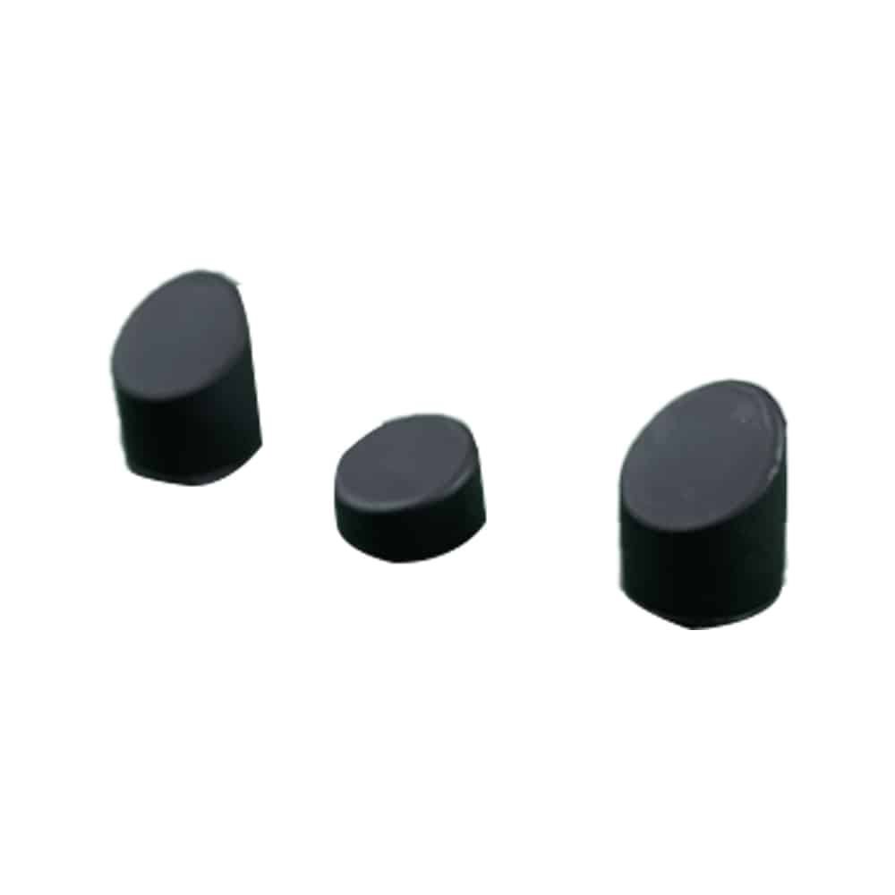 Bouchons de Garde - Boue Noirs avec 3 Vis Inox pour Trottinette Électrique Xiaomi M365 - Weebot