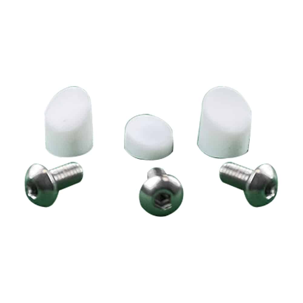 Bouchon Gardes Boue Blanc et 3 Vis Inox pour Trottinette Électrique Xiaomi M365 & Pro - Weebot