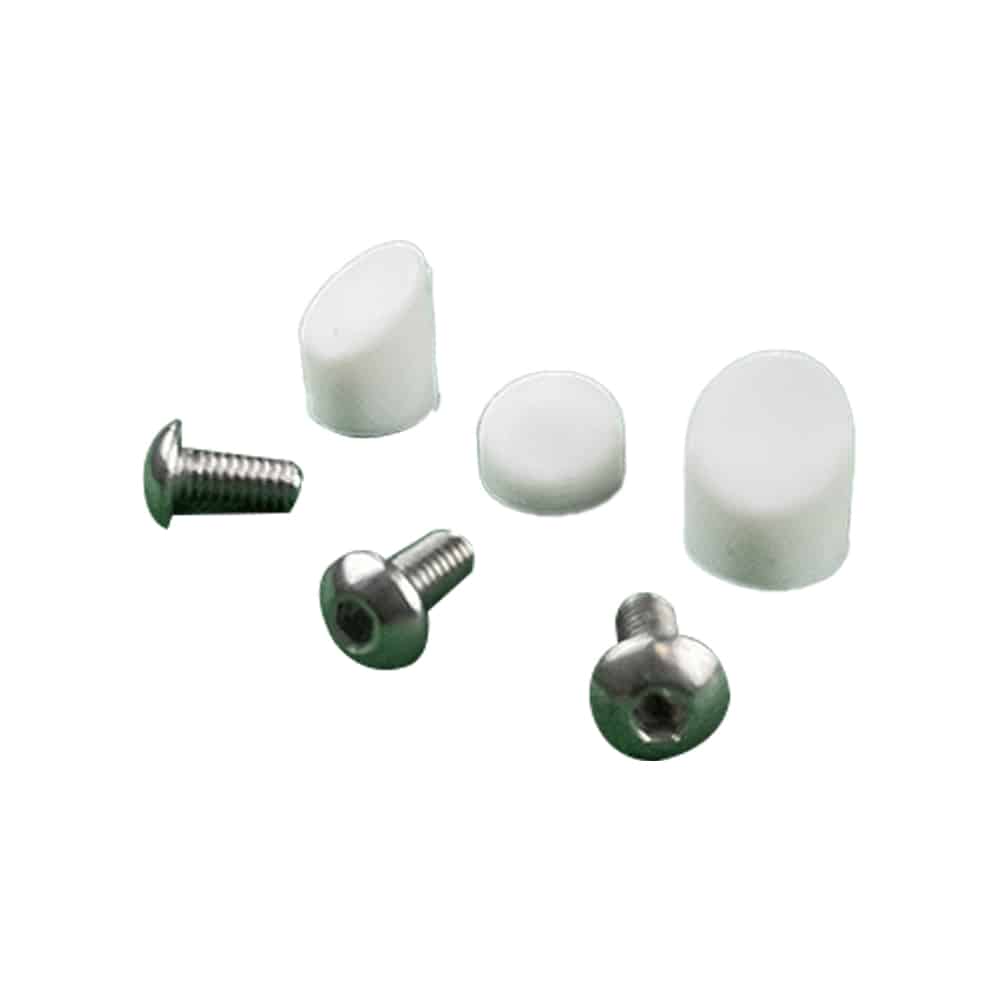 Bouchon Gardes Boue Blanc et 3 Vis Inox pour Trottinette Électrique Xiaomi M365 & Pro - Weebot