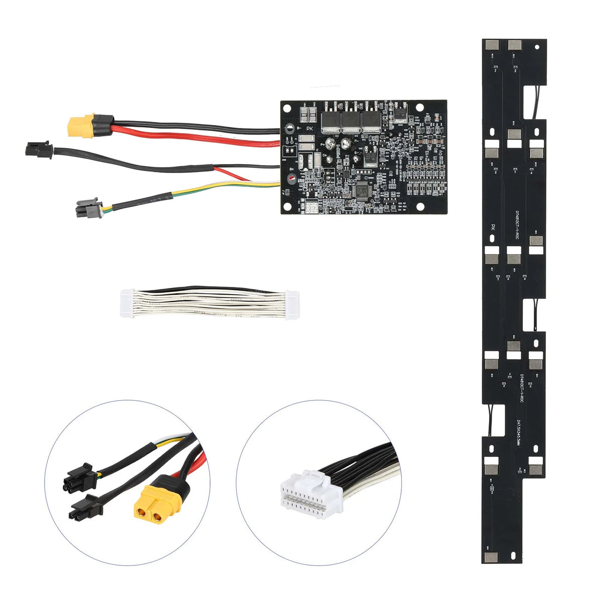 Carte BMS de batterie avec câbles et connecteurs pour trottinette électrique