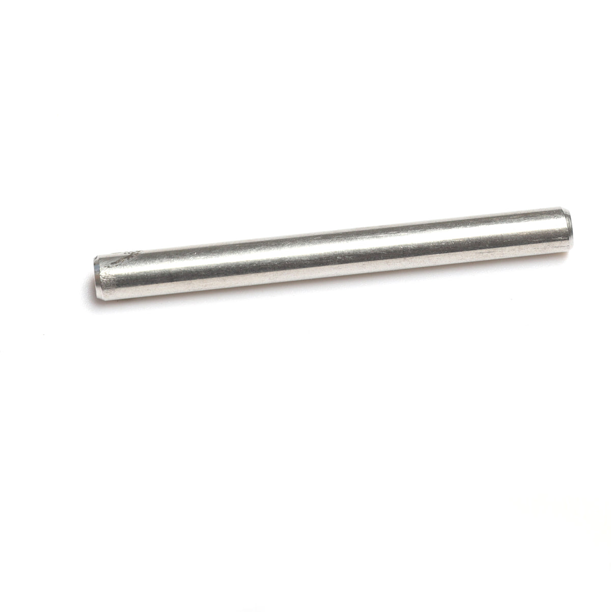 Axe de pédale de frein argenté pour trottinette électrique Dualtron Sonic N sur fond blanc.