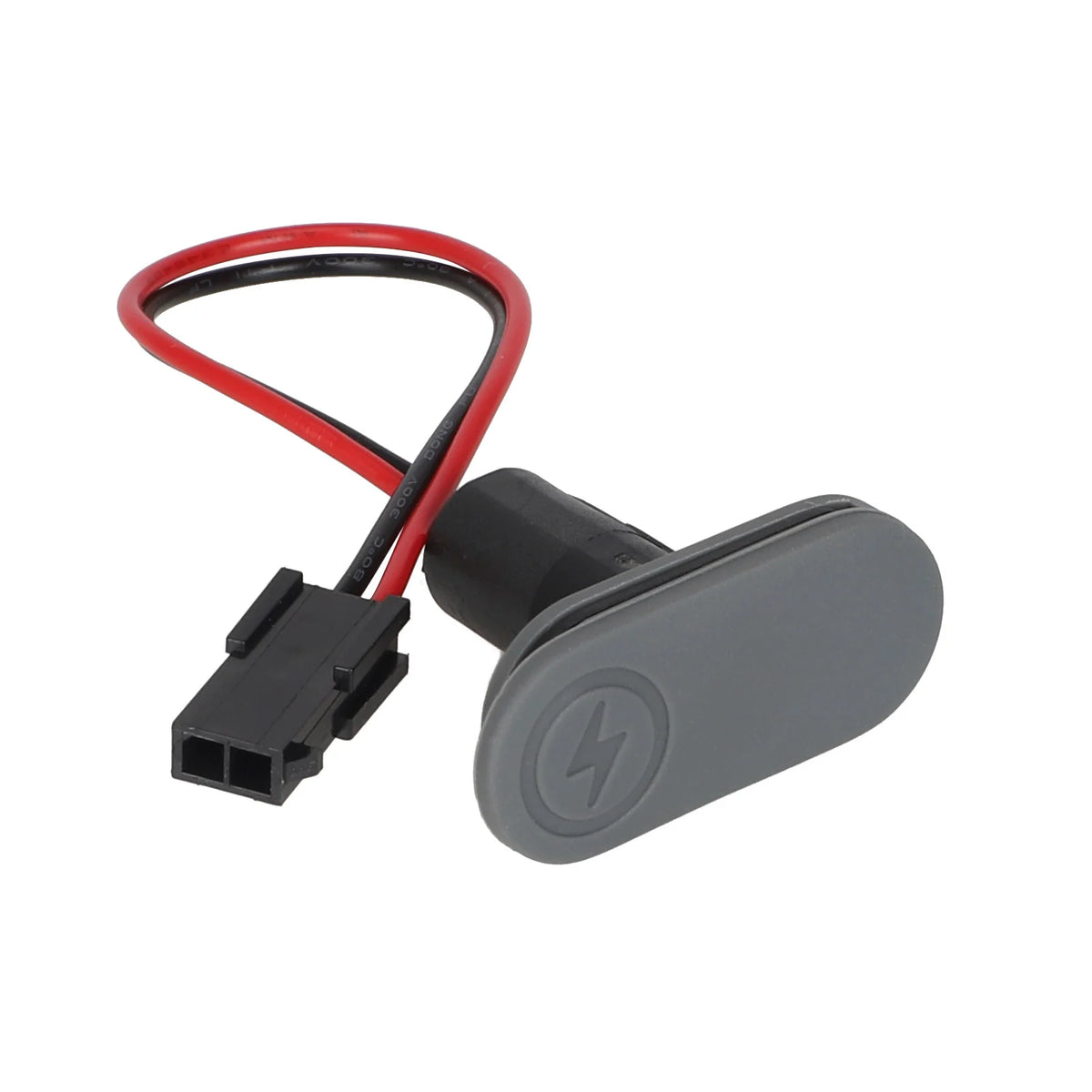 Port de Charge d'Origine avec Cache Silicone Gris, vue 4
