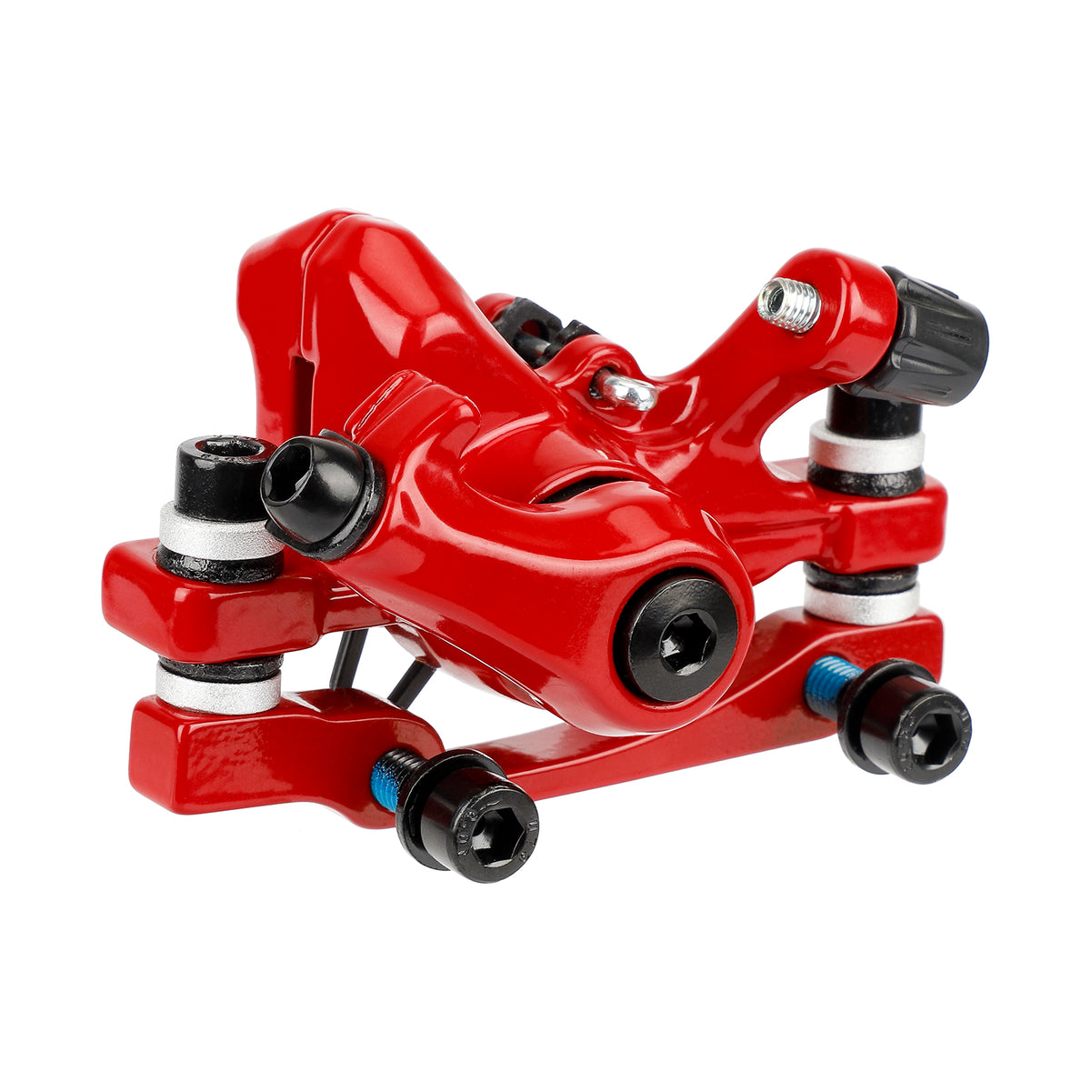 Étrier de frein mécanique rouge pour trottinette électrique