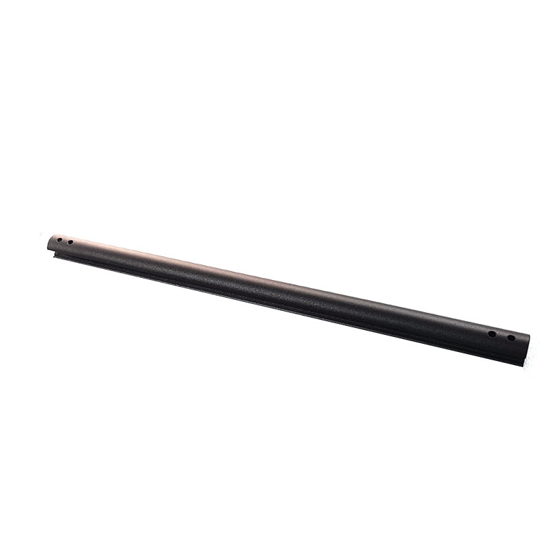 Tube de direction noir pour trottinette électrique Dualtron posé sur un fond blanc