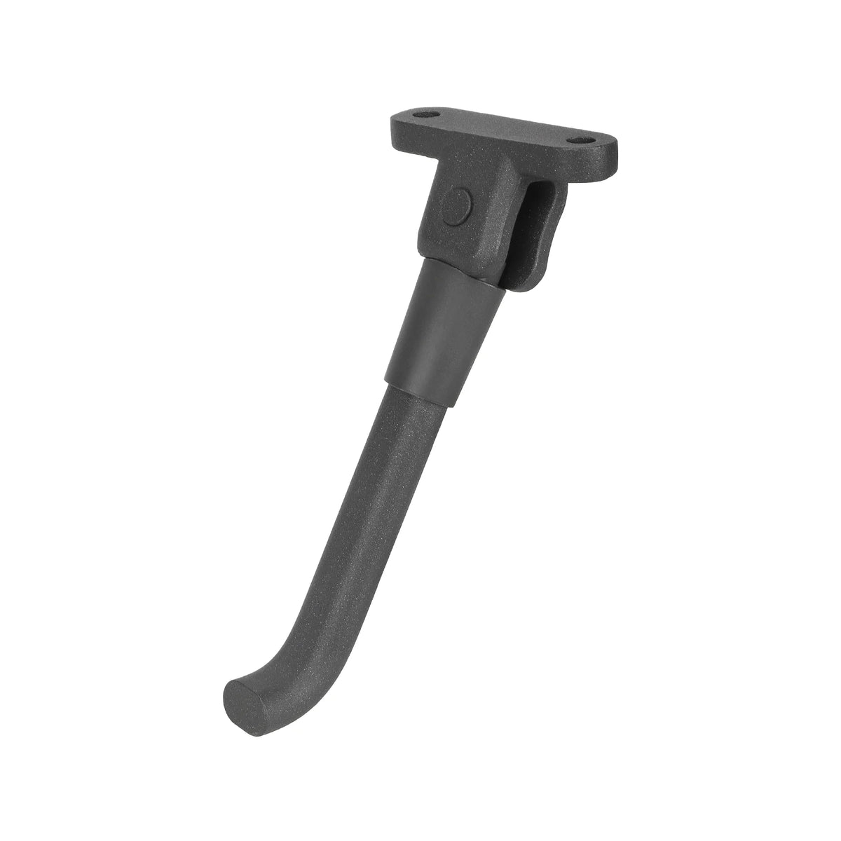 Béquille latérale noire pour trottinette électrique sur fond blanc