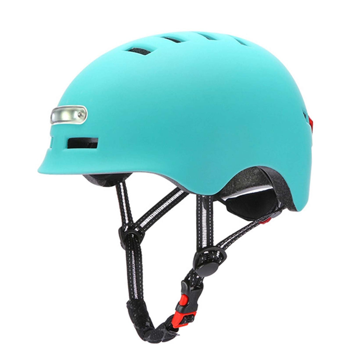 Casque avec Éclairage LED Avant et Arrière KY-Z002 Taille S, M, L, XL Blanc, Rose et Bleu Bleu / M