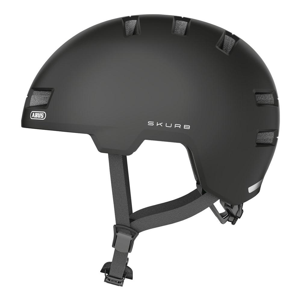 ABUS Scraper 3.0 Velo Helmet Velvet Black Covers the Crane well