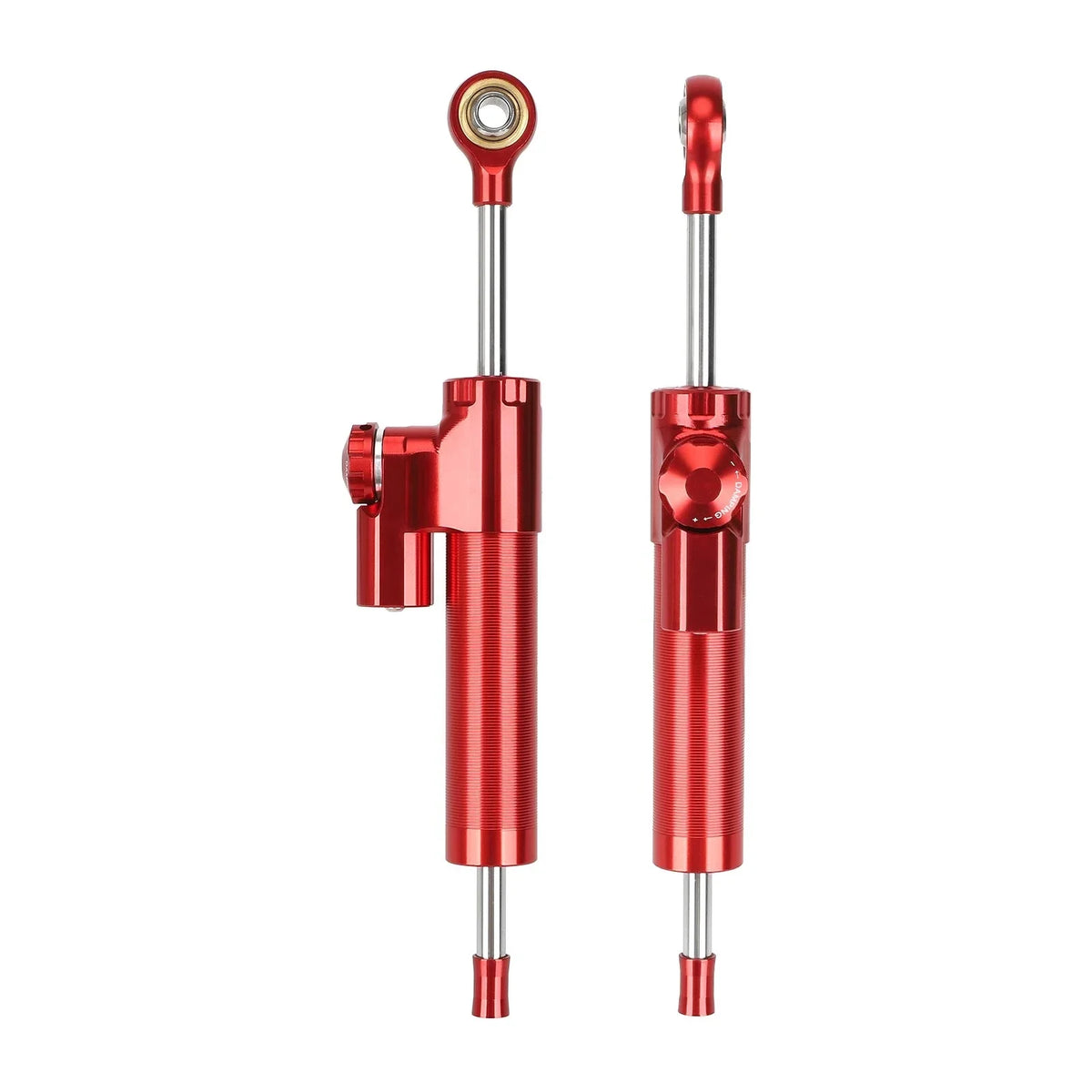 Amortisseur de Direction avec Kit de Fixation Rouge et Noir, vue 4