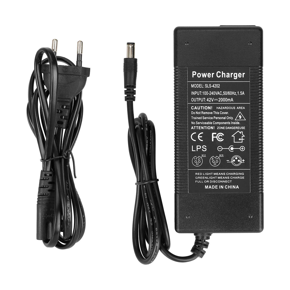 Chargeur 42V 2A Prise DC 5,5 mm avec 6 Adaptateurs, vue 4