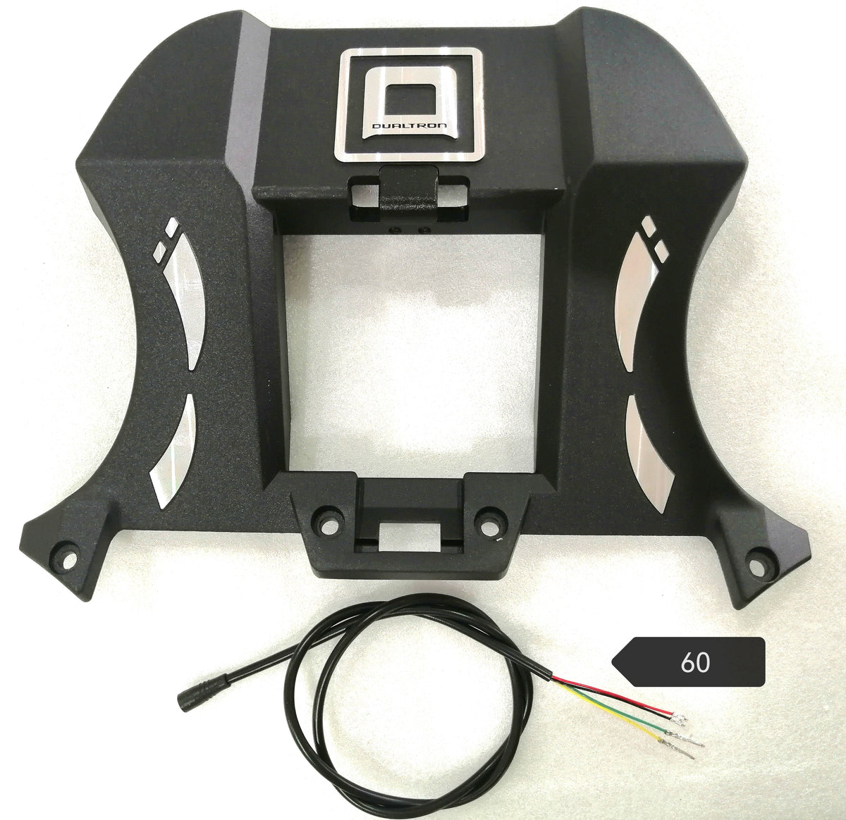 Aileron arrière noir avec logo Dualtron et câble d'extension étanche pour Dualtron Thunder 3