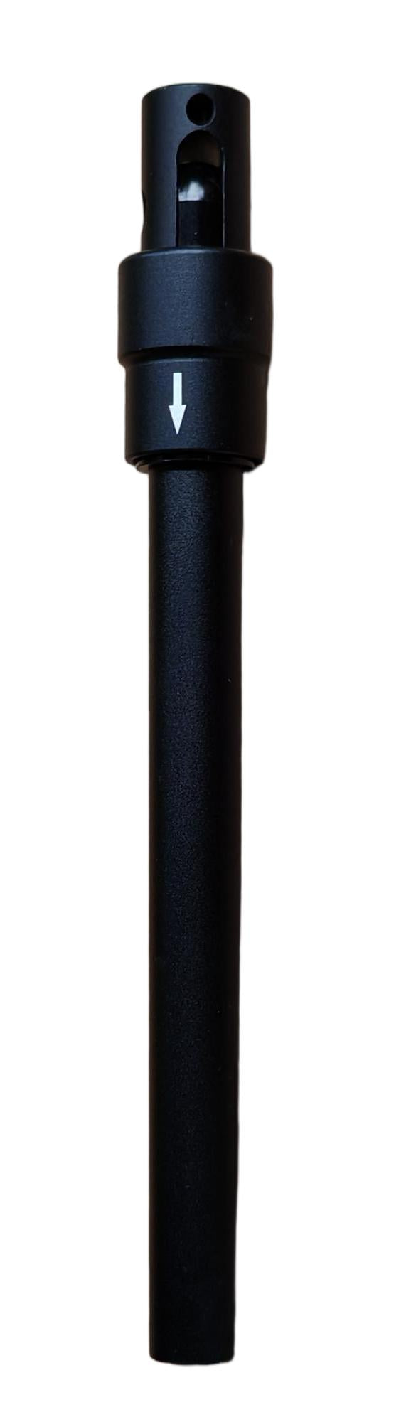 Guidon pliable noir avec mécanisme de verrouillage pour trottinette électrique Dualtron Popular