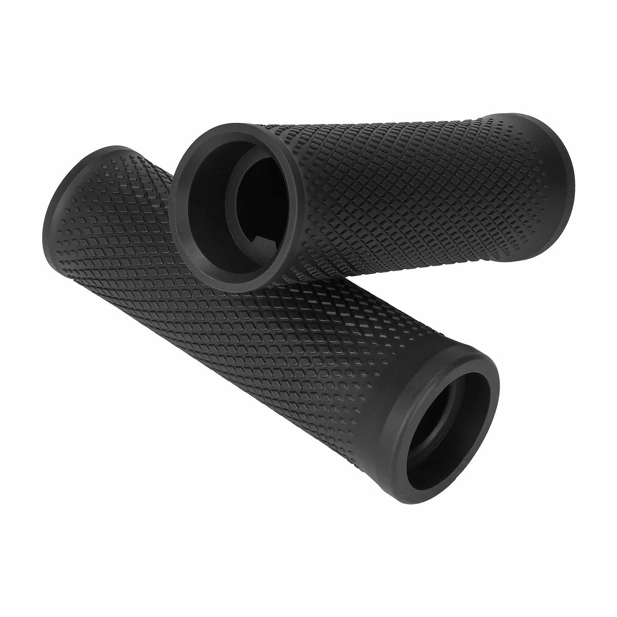 Paire de poignées de guidon noires en silicone d'origine