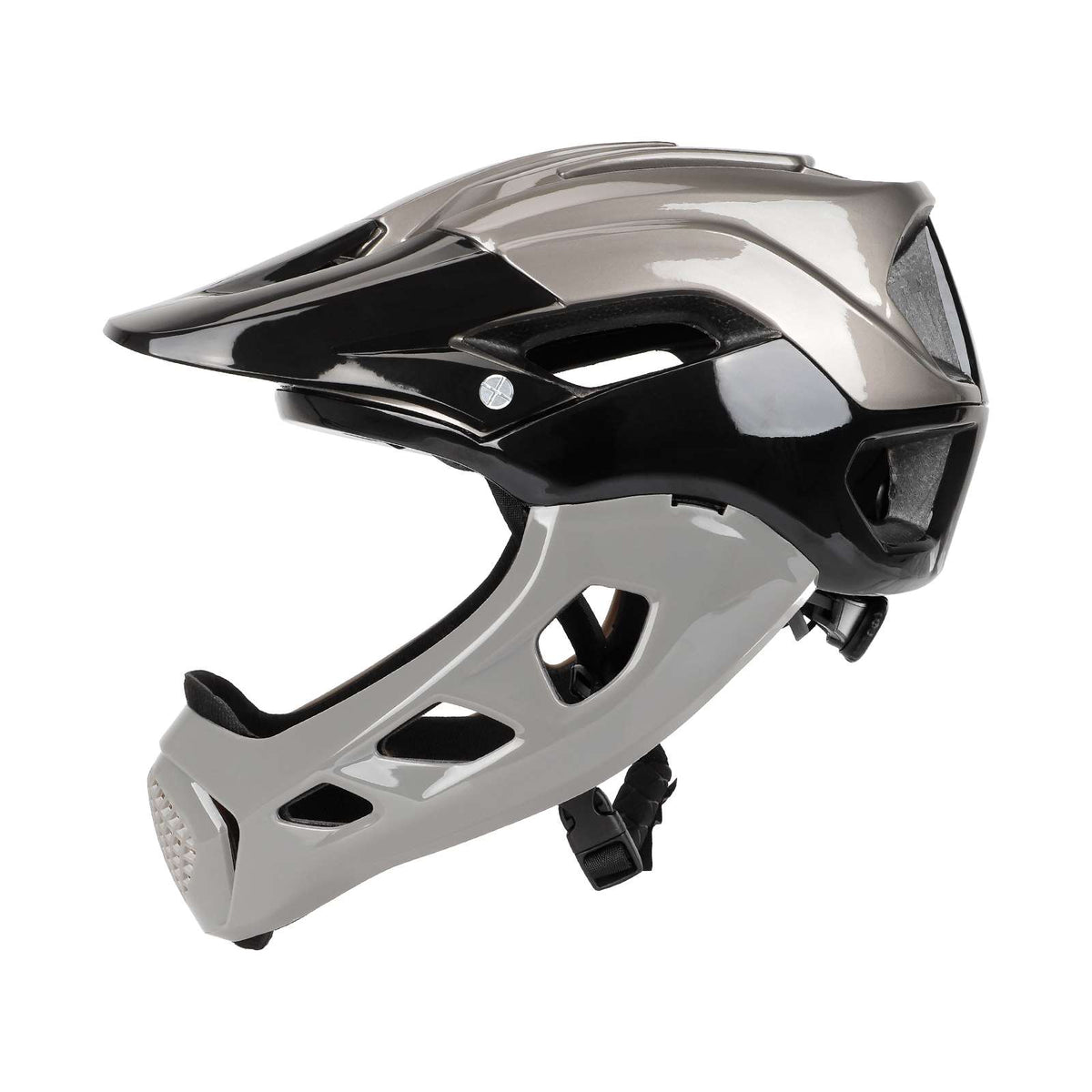 Casque Intégral Démontable Noir et Gris, vue 2