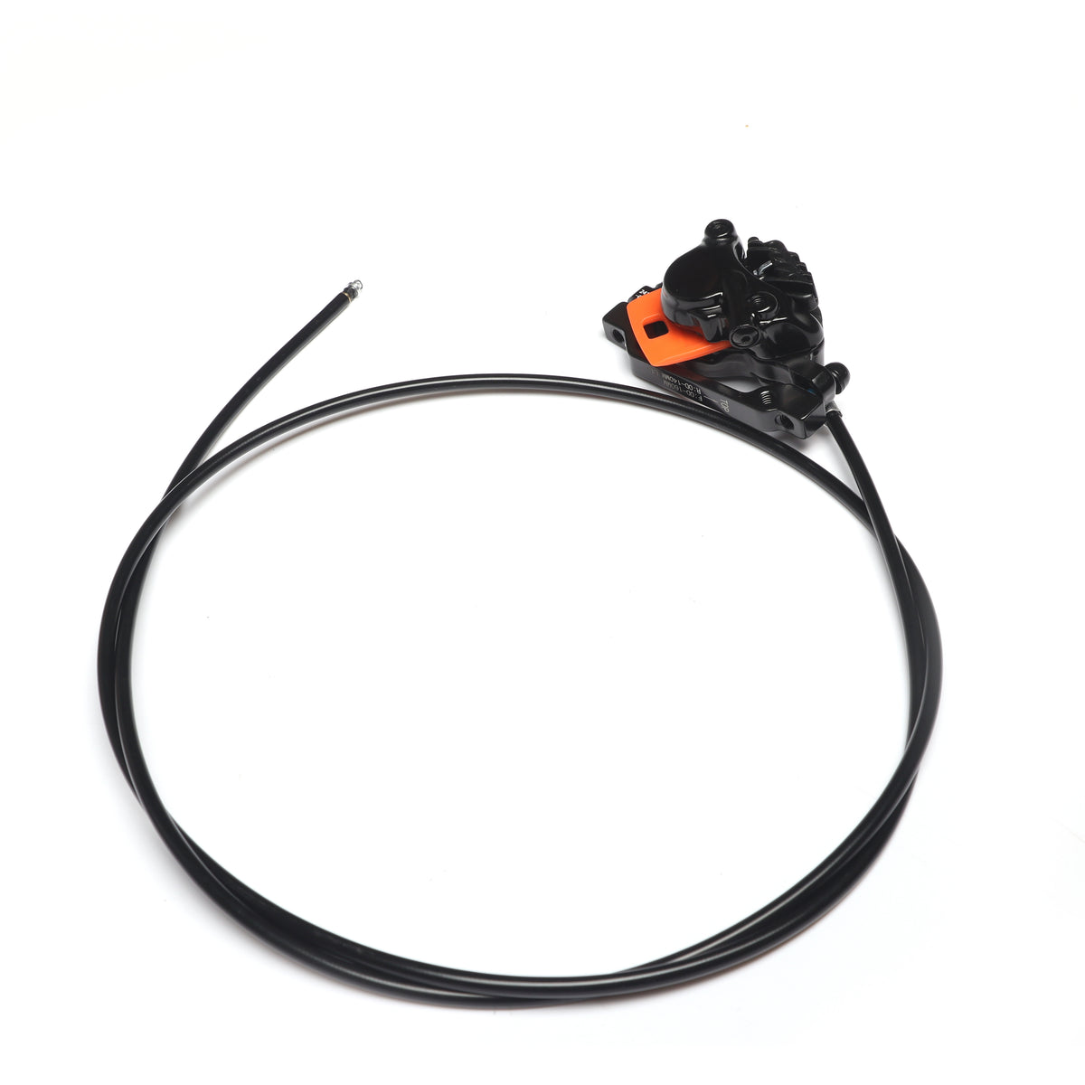 Étrier de frein hydraulique arrière noir avec sa durite pour trottinette électrique Dualtron Forever