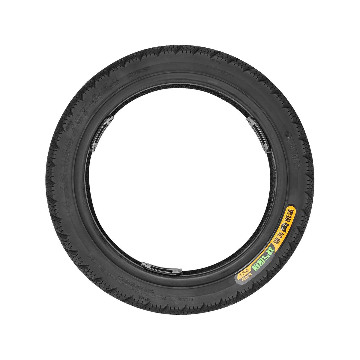 Pneu Tubeless Anti-Crevaison 14 Pouces (14x2,125) Noir, vue 4
