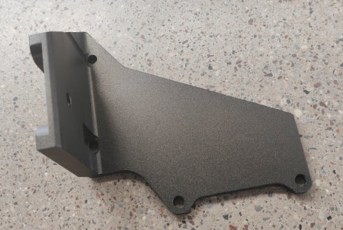 Support de selle droit noir en métal pour trottinette électrique Dualtron X posé à plat