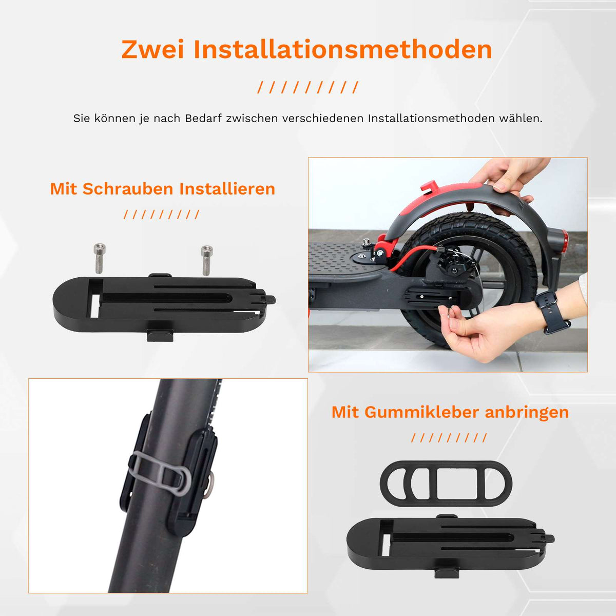 Kit Clignotants Rechargeables Sans Fil 3 Jeux avec Télécommande, vue 2