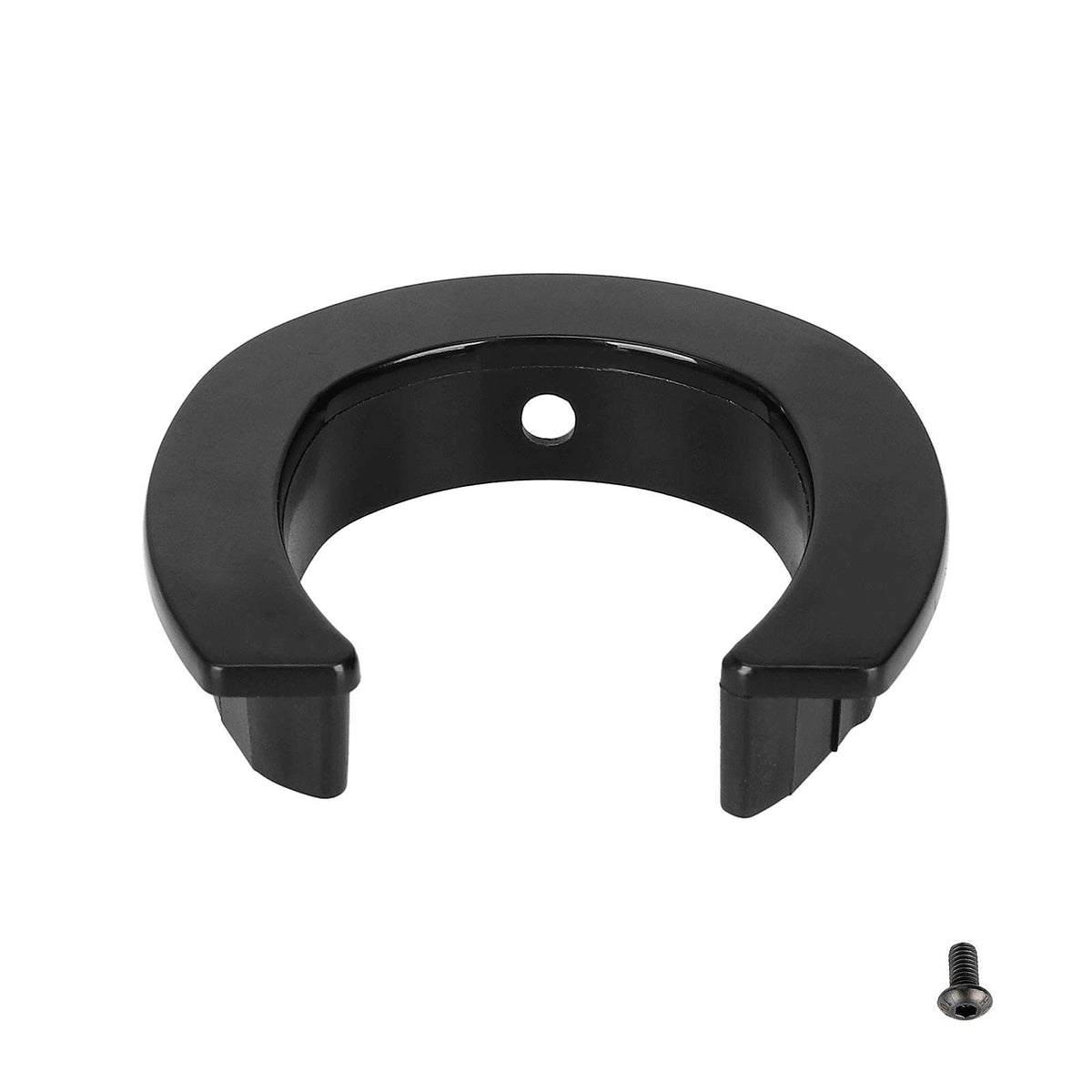 Bague de blocage de pliage en plastique noir avec sa vis de fixation