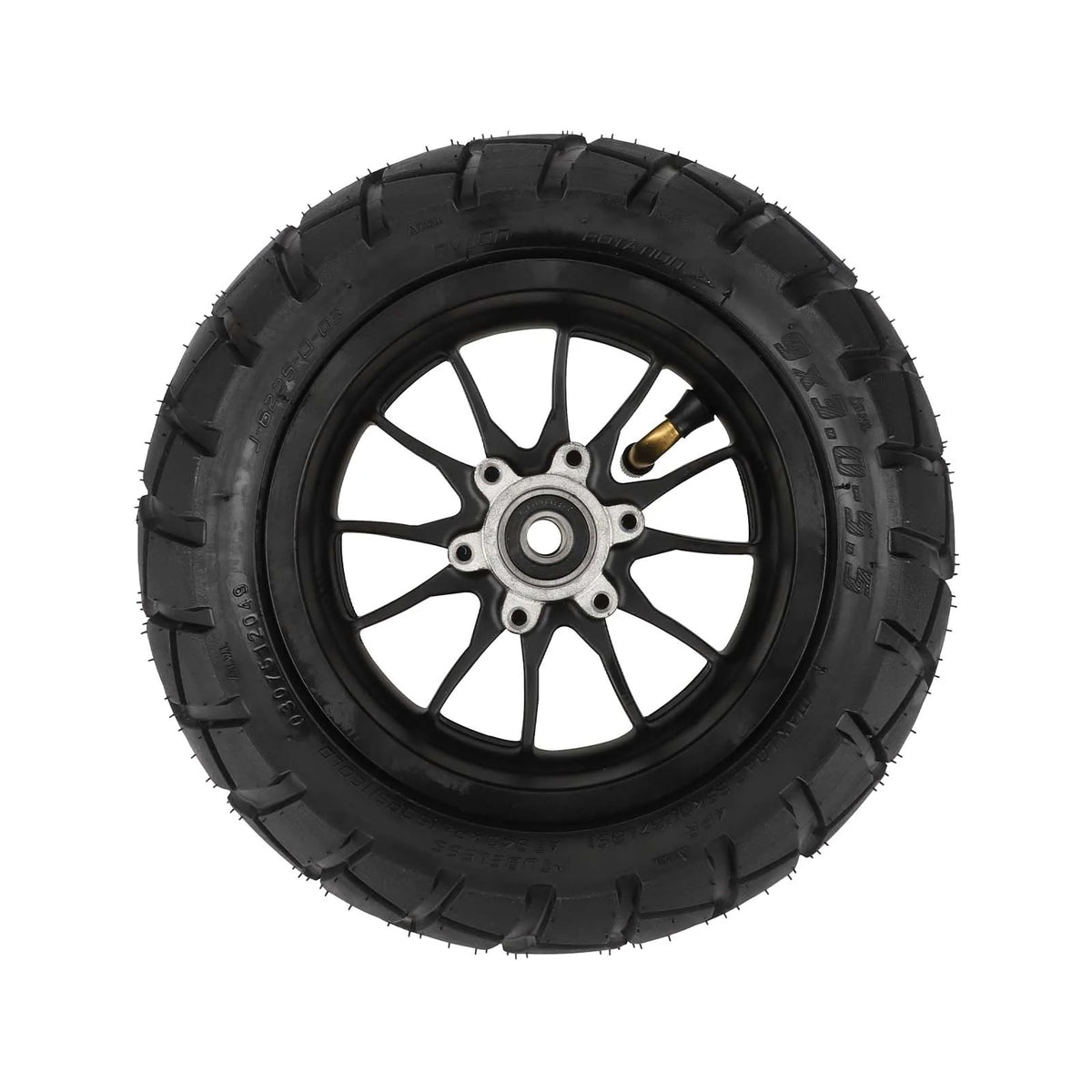 Roue Complète 9 Pouces (9x3,0-5,5) Pneu Tubeless, vue 4