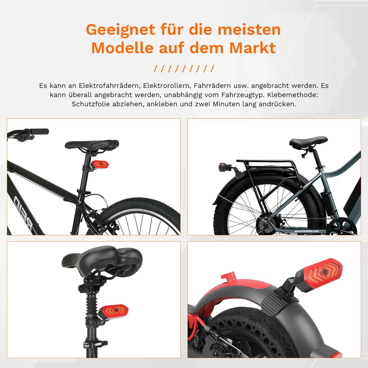 Kit Clignotants Rechargeables Sans Fil 3 Jeux avec Télécommande, vue 5