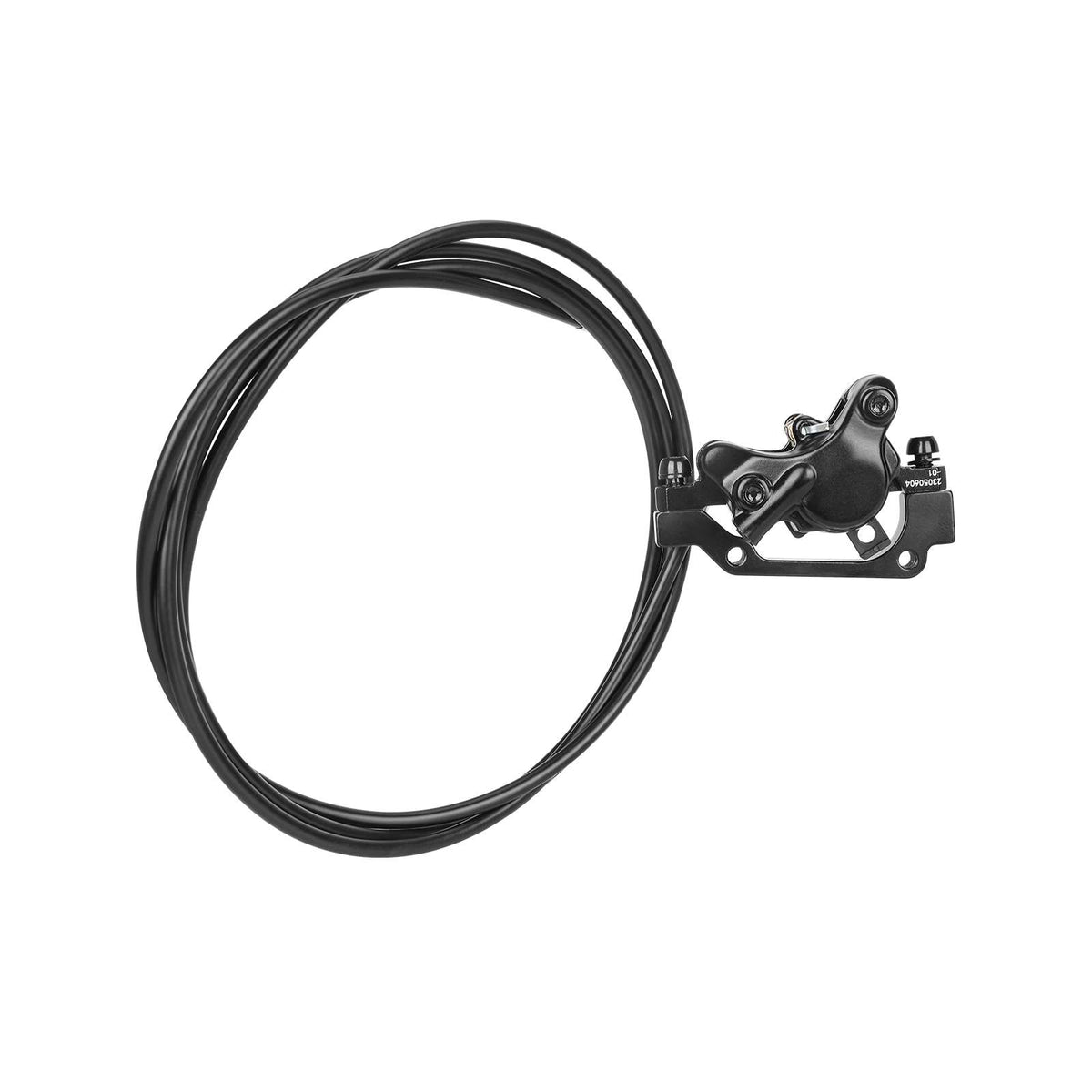 Étrier de Frein Hydraulique Droit NUTT Noir Durite 2050mm avec Disque 160mm, vue 3