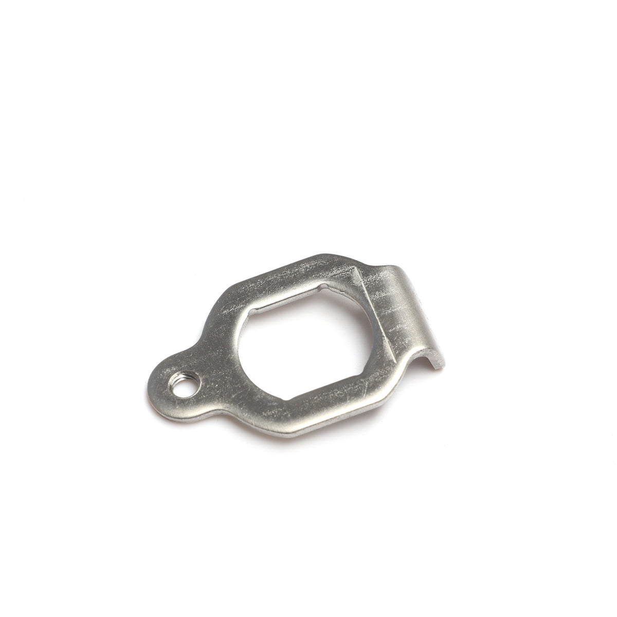 Rondelle anti-rotation métallique argentée pour trottinette électrique Dualtron Sonic N