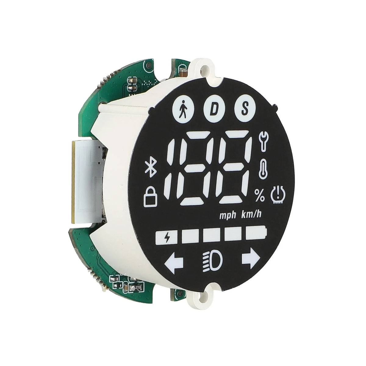 Afficheur écran Bluetooth circulaire avec carte électronique pour trottinette électrique