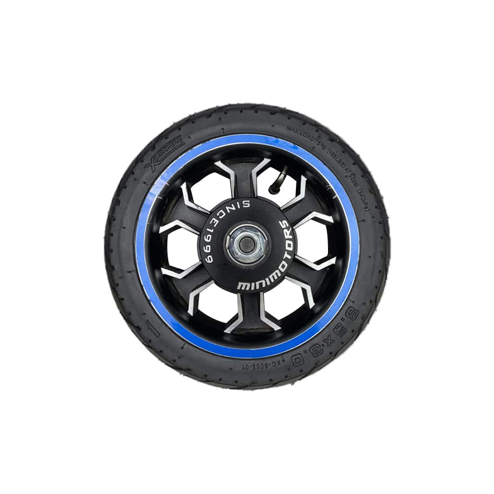 Autocollant Jantes Bleues pour Trottinette Électrique Xiaomi Dualtron Mini - Weebot