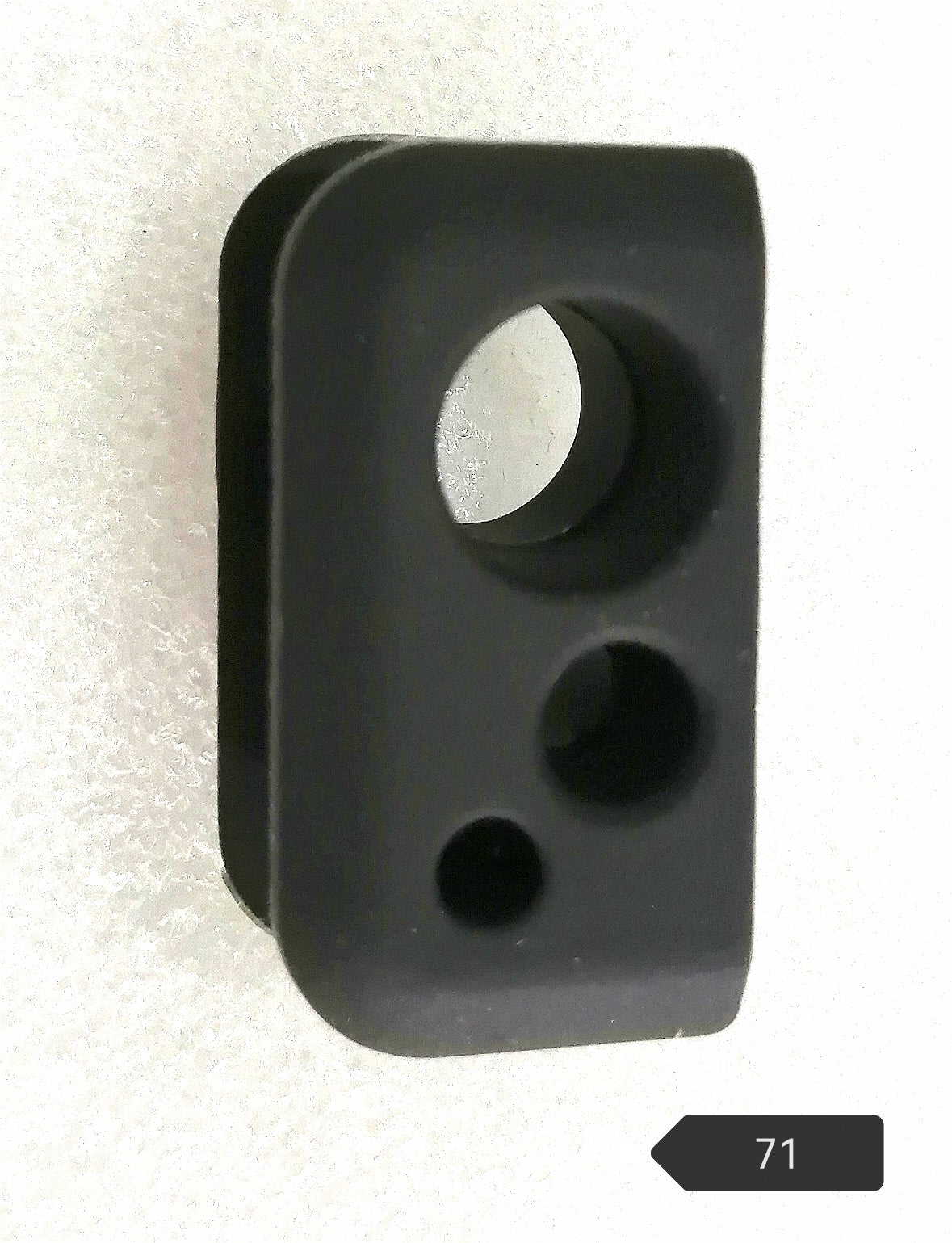 Passe-câble en caoutchouc noir à 3 trous pour Dualtron Thunder 3