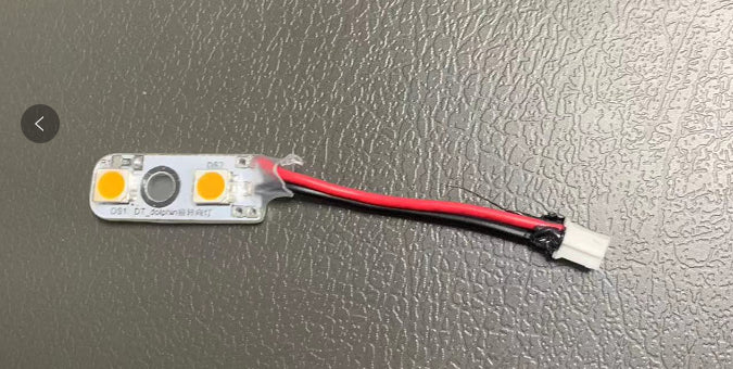 Module LED de clignotant avant gauche avec son câble et connecteur pour Dualtron Dolphin