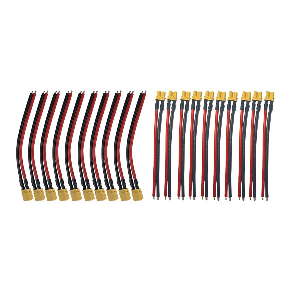 Pack Câble Connecteur XT30 avec Câbles X10 Mâles + X10 Femelles pour Trottinette Électrique - Weebot