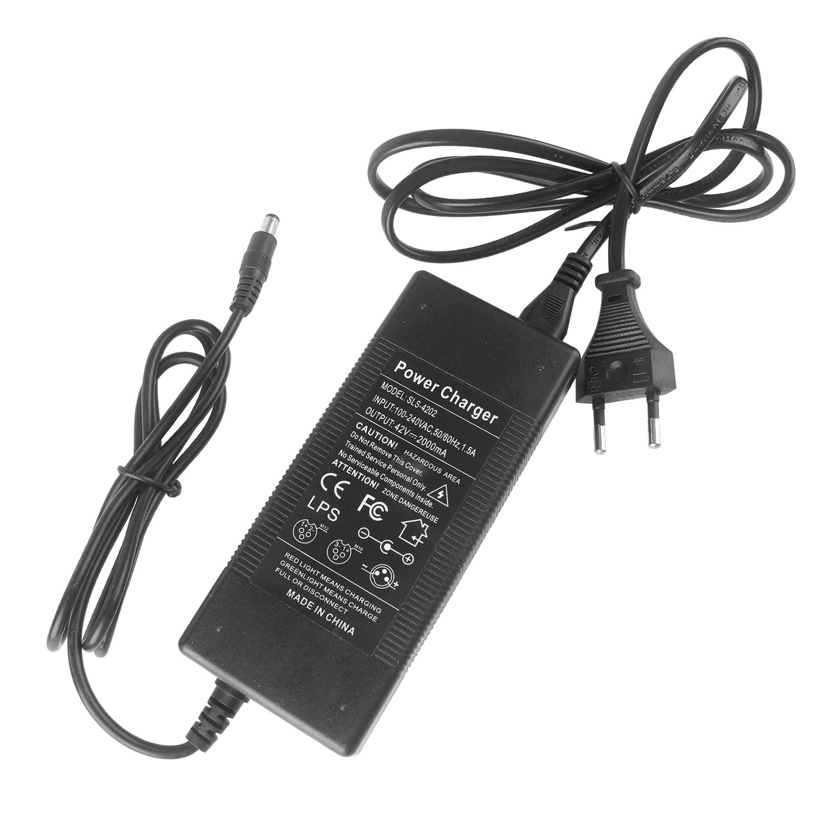 Chargeur 42V 2A Prise DC 5,5 mm, vue 2