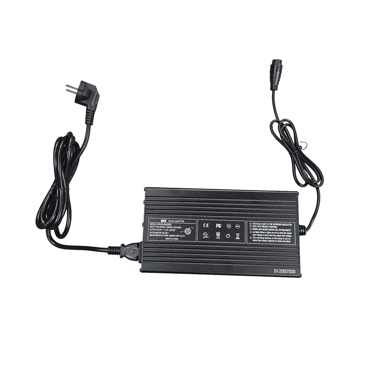Chargeur Rapide 5Ah avec Connecteur LP16-3 pour Batterie 72V Teverun - Weebot