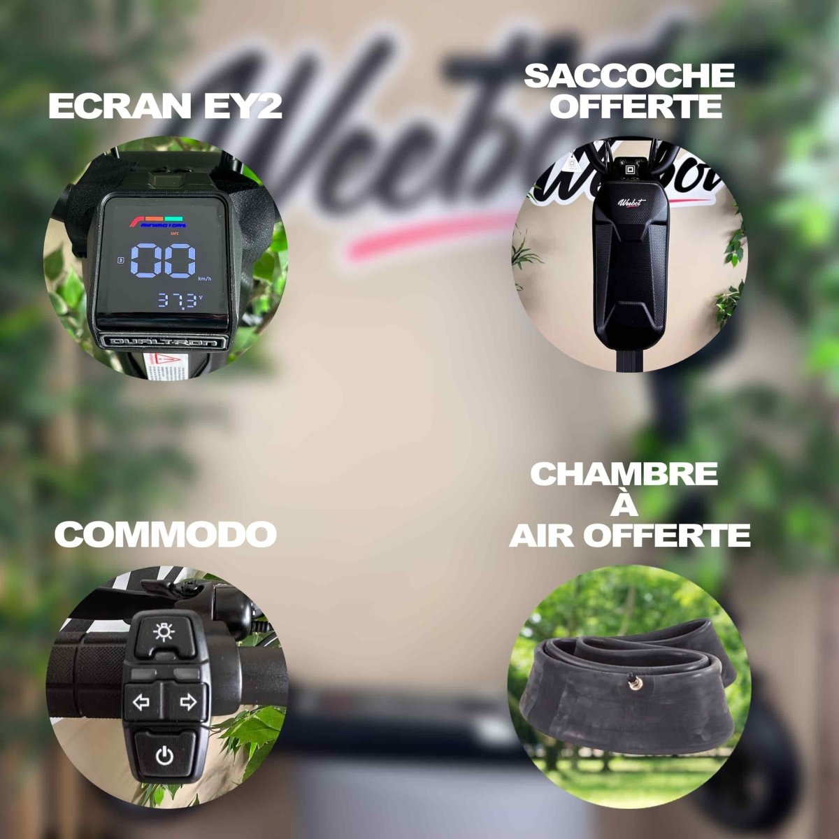Trottinette Électrique Dualtron Togo : Confortable et Polyvalente - Weebot
