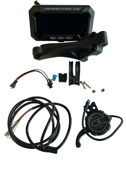 Kit Afficheur EY4 Complet (Bluetooth) pour Trottinette Electrique Dualtron Minimotors Jusqu'à 72V - Nouvelle Connectique Bleu - Weebot