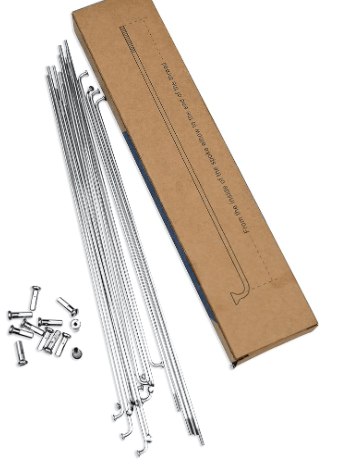 Lot de 36 Rayons (135mm/3mm) pour Vélo Électrique Garrett Miller Z, X et CIty - Weebot