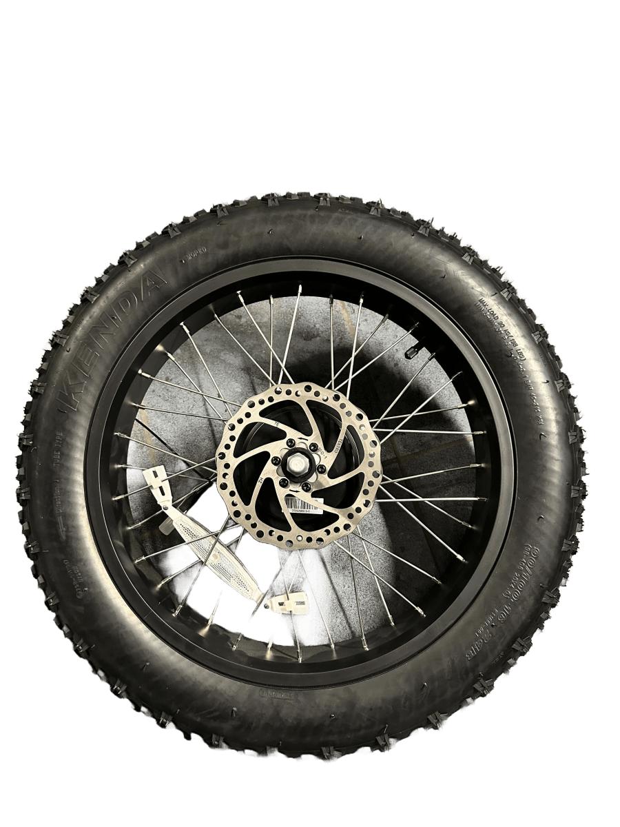 Roue Complète Arrière (Pneu, Chambre à air, Rayons, Jante, Disque, Réflecteur, Casette, Moteur 250W) pour Vélo Électrique Garrett Miller - Weebot