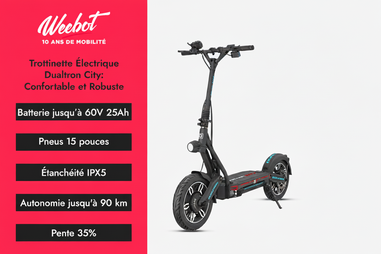 Trottinette Électrique Dualtron City descriptif