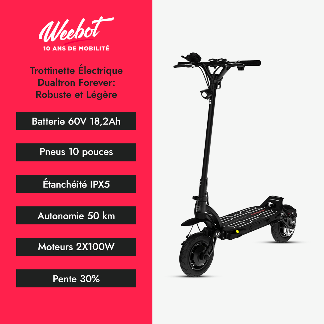 Trottinette Électrique Dualtron Forever descriptif