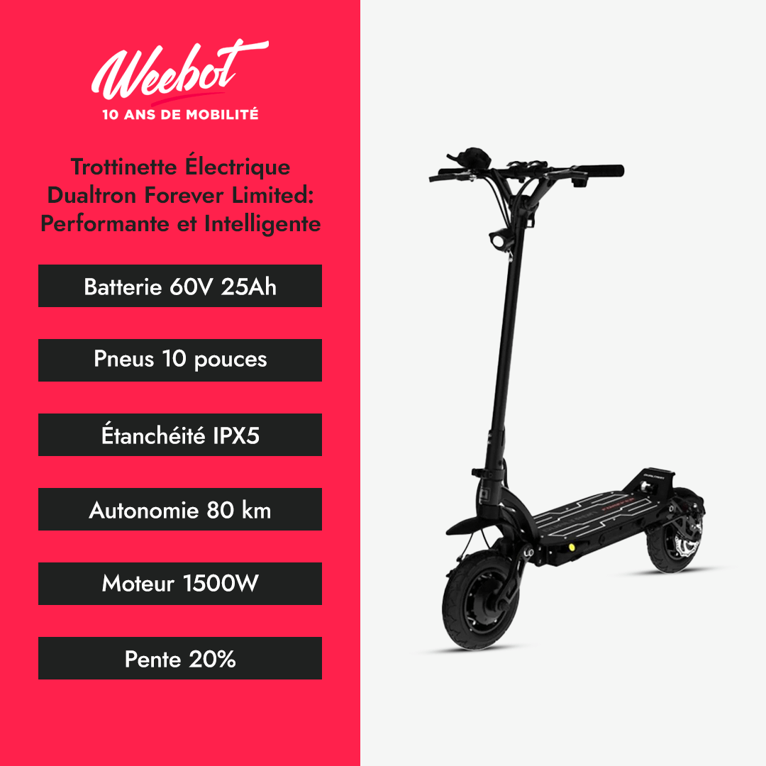 Trottinette Électrique Dualtron Forever Limited descriptif