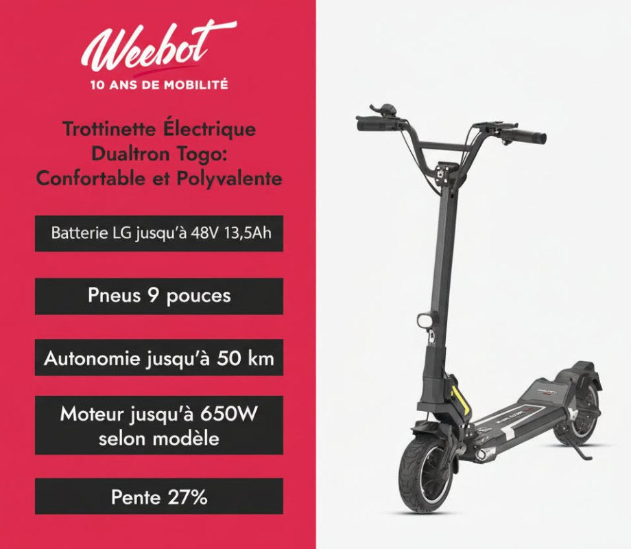 Trottinette Électrique Dualtron Togo - Weebot