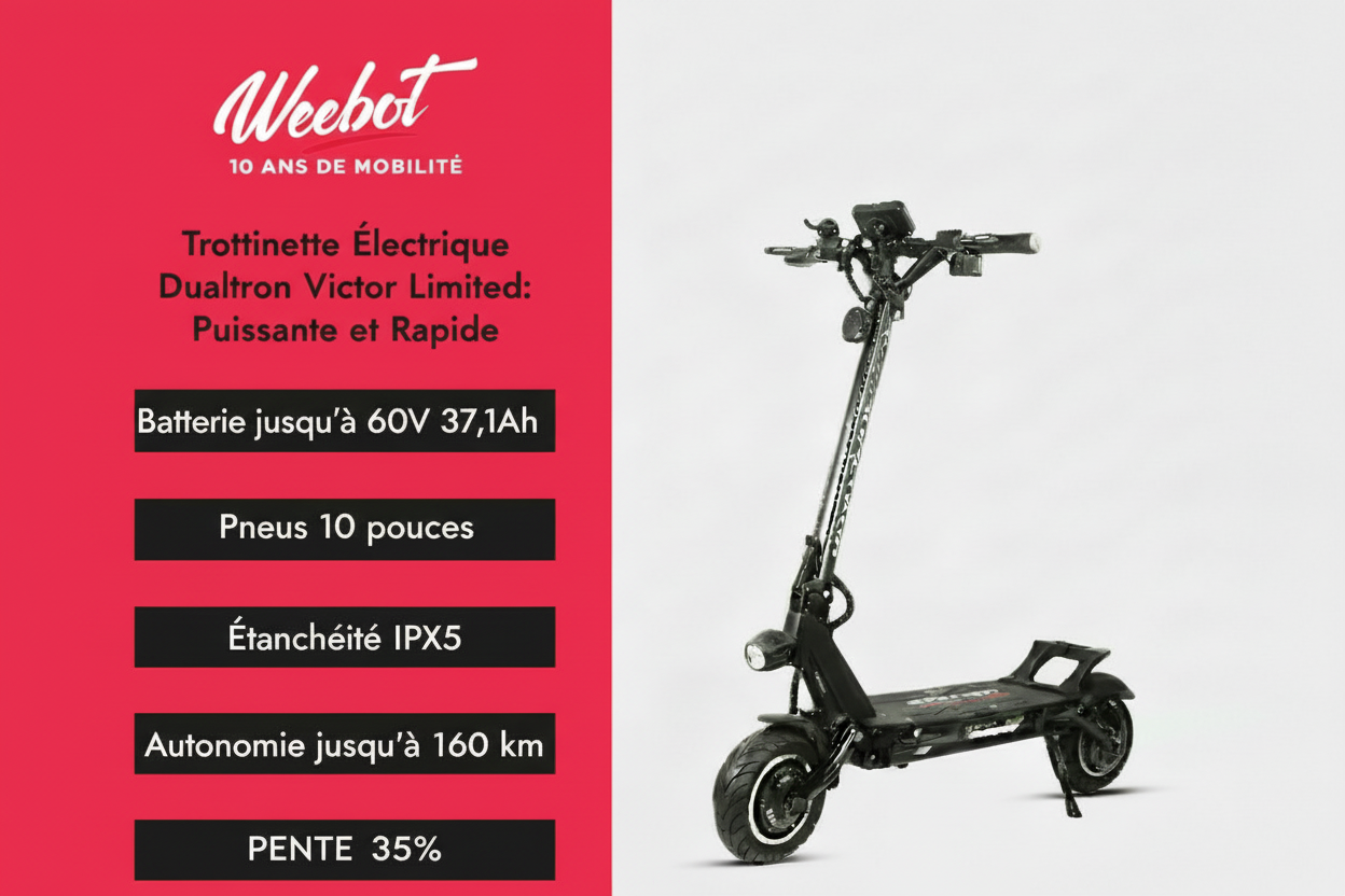 Trottinette Électrique Dualtron Victor Limited descriptif