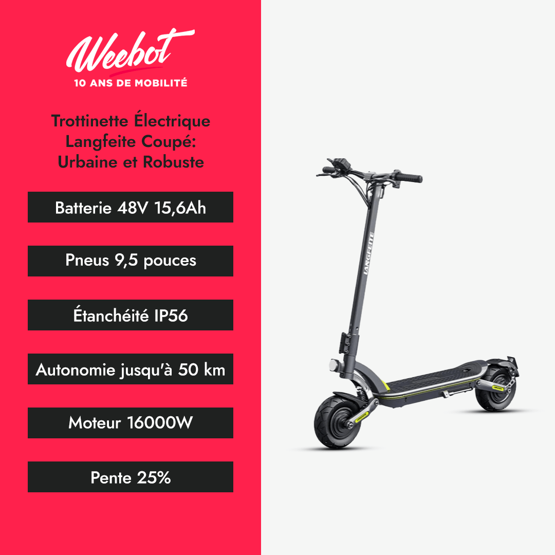 Trottinette Électrique Langfeite Coupé