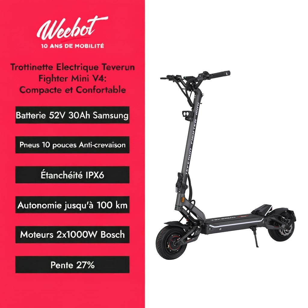 Trottinette Electrique Teverun Fighter Mini V5 - Weebot