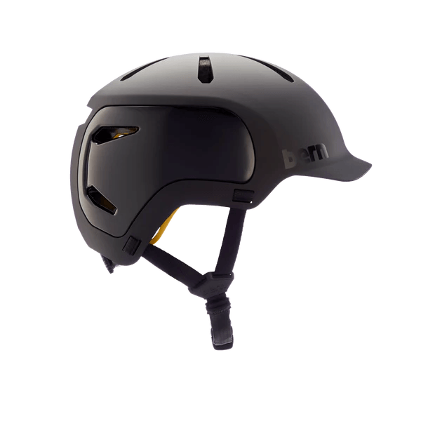 Casque Bern Watts 2.0 Black avec Visière - Noir Mat - Weebot