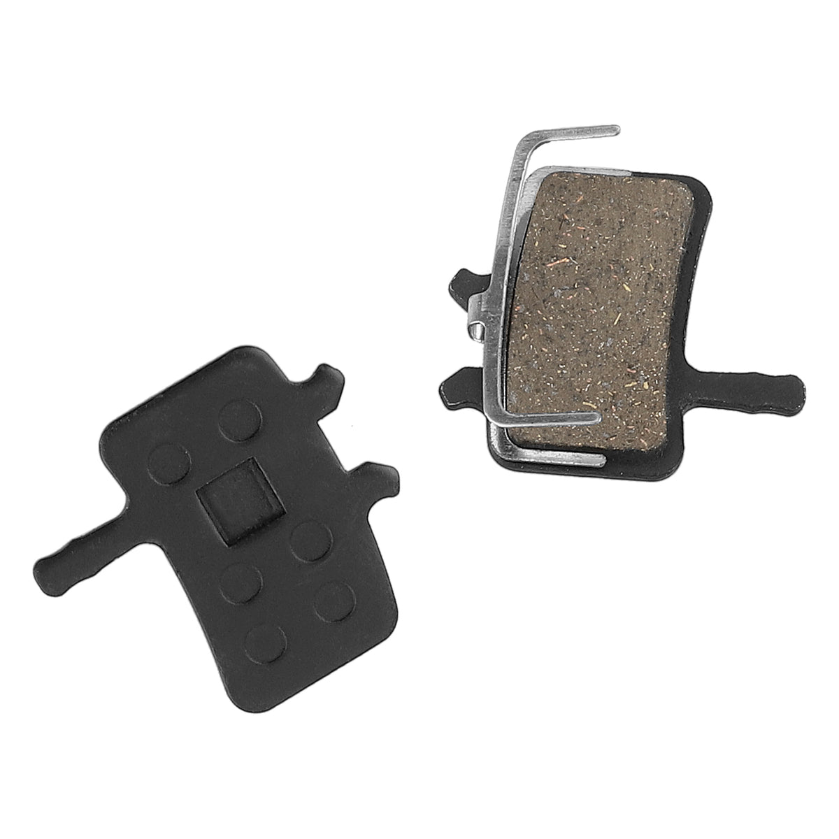 Paire de plaquettes de frein semi-métalliques noires avec ressort pour trottinette électrique