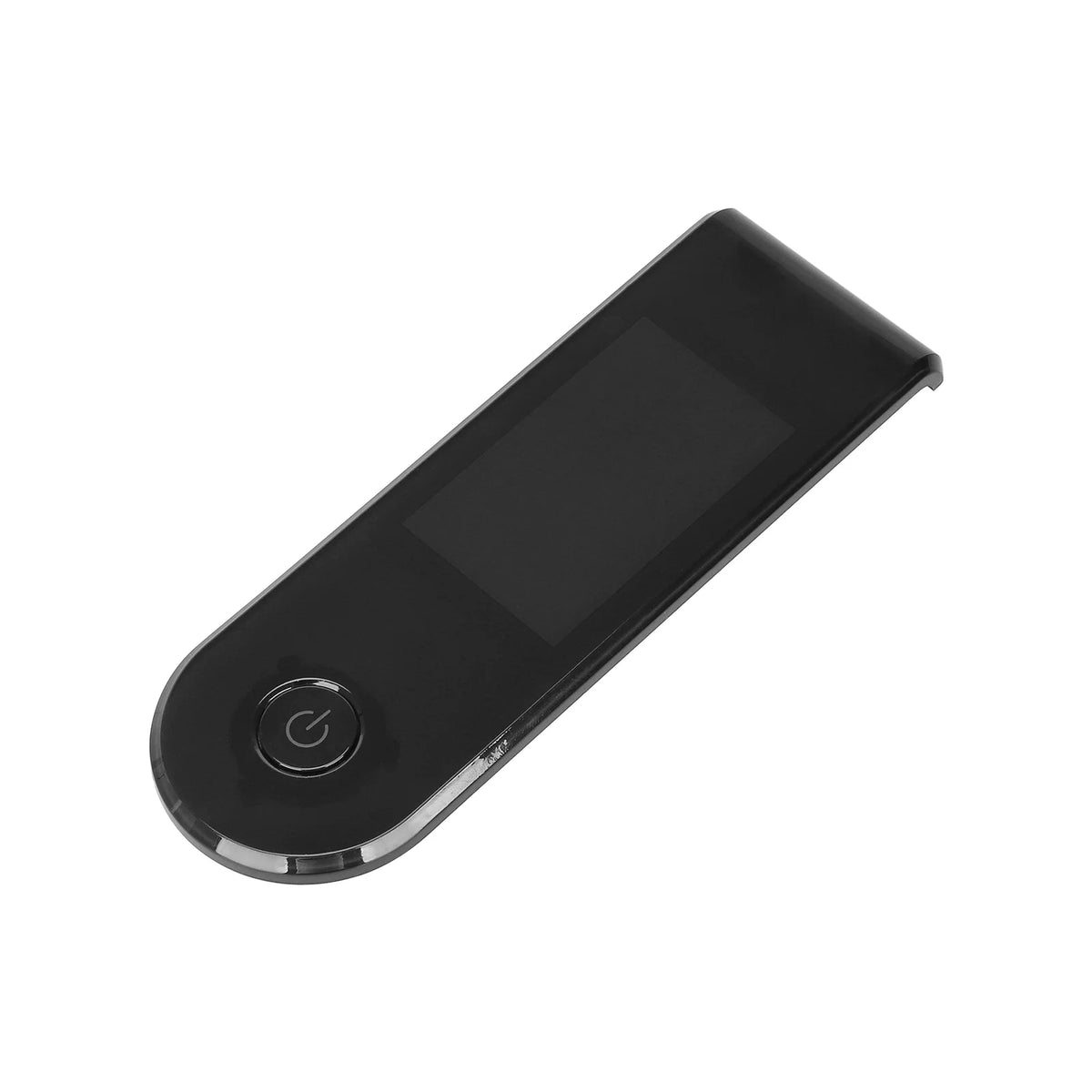 Cache d'écran d'afficheur noir en plastique avec bouton d'allumage pour trottinette électrique