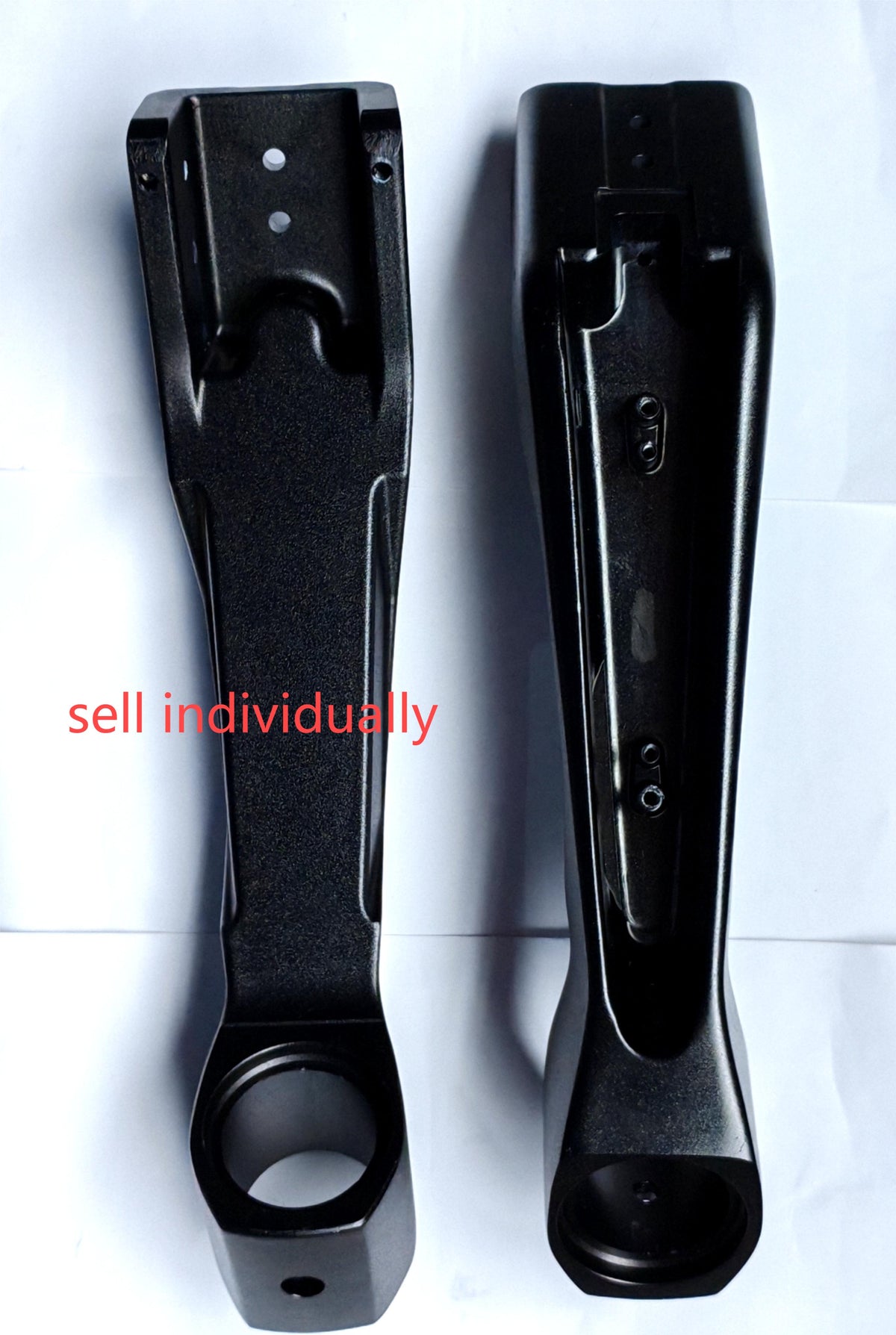 Potence noire pour trottinette électrique Dualtron Victor Limited 2026 vue sous deux angles